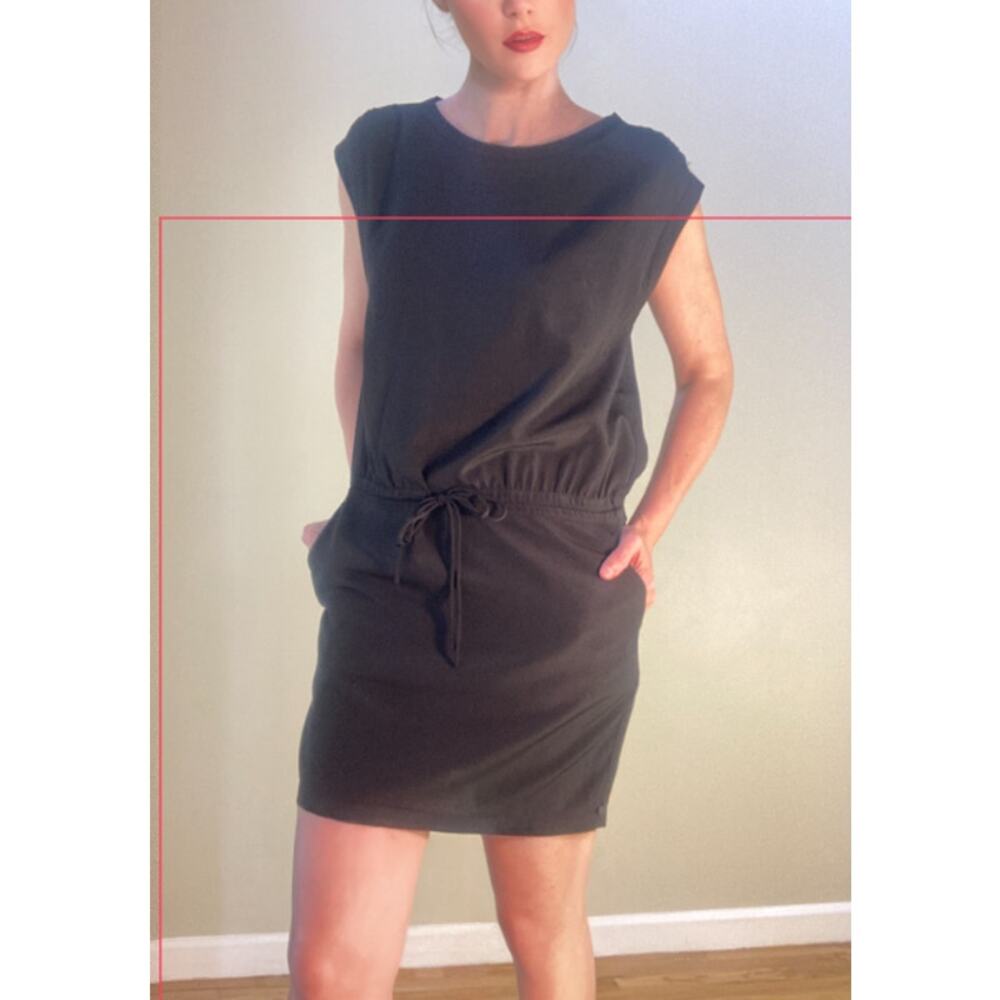 Masion Scotch Miami Deco Darling! Black Dress ~ Size 2 ~ Chic & Easy Travel - Picture 3 of 11